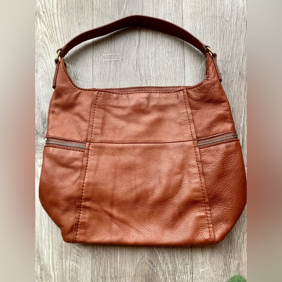 American Leather Co Medium Brown Handbag (Authentic Genuine Leather) - Picture 2 of 10